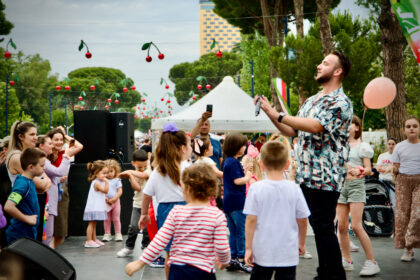 Street Entertainment in Tirana, Albania - Gerry Atkinson