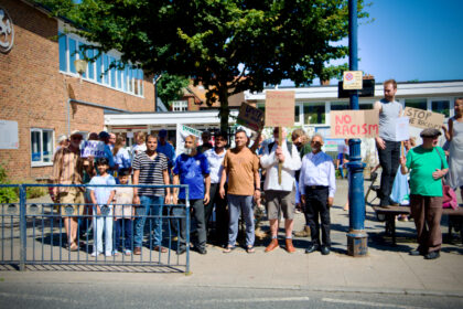 Whitstable Anti-Racism Protest - Gerry Atkinson