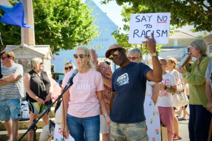 Whitstable Anti-Racism Protest - Gerry Atkinson