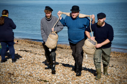 Landing of the Oysters - Whitstable- Gerry Atkinson